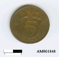藏品(荷蘭5分硬幣)的圖片